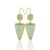 Kadir Jewellery 22 Ayar Altın Kaplama Kadın Sallantılı Küpe -El İşçiliği Ve Hipoalerjenik Küpe thumbnail 4