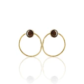 Kadir Jewellery 22 Ayar Altın Kaplama Kadın Halka Küpe -El İşçiliği Ve Hipoalerjenik Küpe thumbnail 4