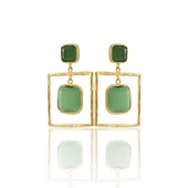 Kadir Jewellery 22 Ayar Altın Kaplama Kadın Sallantılı Küpe -El İşçiliği Ve Hipoalerjenik Küpe thumbnail 3