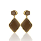 Kadir Jewellery 22 Ayar Altın Kaplama Kadın Sallantılı Küpe -El İşçiliği Ve Hipoalerjenik Küpe thumbnail 5