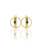 Kadir Jewellery 22 Ayar Altın Kaplama Vintage Küpe -El İşçiliği Ve Hipoalerjenik Küpe thumbnail 2