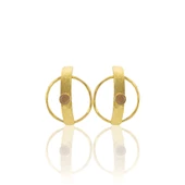 Kadir Jewellery 22 Ayar Altın Kaplama Vintage Küpe -El İşçiliği Ve Hipoalerjenik Küpe thumbnail 7