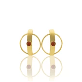 Kadir Jewellery 22 Ayar Altın Kaplama Vintage Küpe -El İşçiliği Ve Hipoalerjenik Küpe thumbnail 1