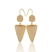 Kadir Jewellery 22 Ayar Altın Kaplama Kadın Sallantılı Küpe -El İşçiliği Ve Hipoalerjenik Küpe thumbnail 6