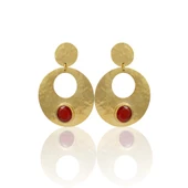 Kadir Jewellery 22 Ayar Altın Kaplama Vintage Küpe -El İşçiliği Ve Hipoalerjenik Küpe thumbnail 7