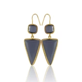 Kadir Jewellery 22 Ayar Altın Kaplama Kadın Sallantılı Küpe -El İşçiliği Ve Hipoalerjenik Küpe thumbnail 10