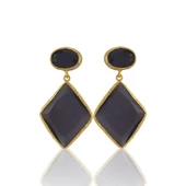 Kadir Jewellery 22 Ayar Altın Kaplama Kadın Sallantılı Küpe -El İşçiliği Ve Hipoalerjenik Küpe thumbnail 10