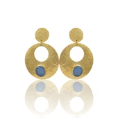 Kadir Jewellery 22 Ayar Altın Kaplama Vintage Küpe -El İşçiliği Ve Hipoalerjenik Küpe thumbnail 4