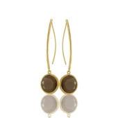 Kadir Jewellery 22 Ayar Altın Kaplama Vintage Küpe -El İşçiliği Ve Hipoalerjenik Küpe thumbnail 5