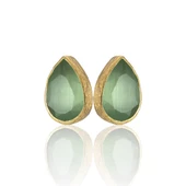 Kadir Jewellery 22 Ayar Altın Kaplama Kadın Minimal Küpe -El İşçiliği Ve Hipoalerjenik Küpe thumbnail 4