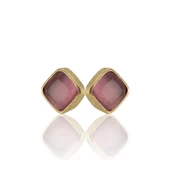 Kadir Jewellery 22 Ayar Altın Kaplama Kadın Minimal Küpe -El İşçiliği Ve Hipoalerjenik Küpe thumbnail 6