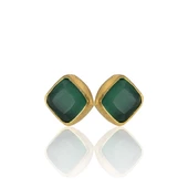 Kadir Jewellery 22 Ayar Altın Kaplama Kadın Minimal Küpe -El İşçiliği Ve Hipoalerjenik Küpe thumbnail 2