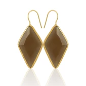 Kadir Jewellery 22 Ayar Altın Kaplama Vintage Küpe -El İşçiliği Ve Hipoalerjenik Küpe thumbnail 5