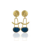 Kadir Jewellery 22 Ayar Altın Kaplama Vintage Küpe -El İşçiliği Ve Hipoalerjenik Küpe thumbnail 10