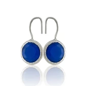 Kadir Jewellery Gümüş Kaplama Kadın Taşlı Küpe -El İşçiliği Ve Hipoalerjenik Küpe - 8