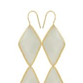 Kadir Jewellery 22 Ayar Altın Kaplama Vintage Küpe -El İşçiliği Ve Hipoalerjenik Küpe thumbnail 12