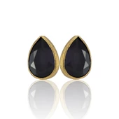 Kadir Jewellery 22 Ayar Altın Kaplama Kadın Minimal Küpe -El İşçiliği Ve Hipoalerjenik Küpe thumbnail 11