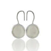 Kadir Jewellery Gümüş Kaplama Kadın Taşlı Küpe -El İşçiliği Ve Hipoalerjenik Küpe - 11