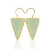 Kadir Jewellery 22 Ayar Altın Kaplama Vintage Küpe -El İşçiliği Ve Hipoalerjenik Küpe thumbnail 4