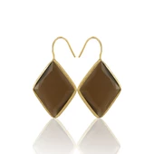 Kadir Jewellery 22 Ayar Altın Kaplama Vintage Küpe -El İşçiliği Ve Hipoalerjenik Küpe thumbnail 5