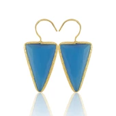 Kadir Jewellery 22 Ayar Altın Kaplama Vintage Küpe -El İşçiliği Ve Hipoalerjenik Küpe thumbnail 10