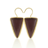 Kadir Jewellery 22 Ayar Altın Kaplama Vintage Küpe -El İşçiliği Ve Hipoalerjenik Küpe thumbnail 8