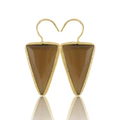 Kadir Jewellery 22 Ayar Altın Kaplama Vintage Küpe -El İşçiliği Ve Hipoalerjenik Küpe thumbnail 5