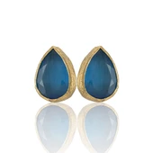 Kadir Jewellery 22 Ayar Altın Kaplama Kadın Minimal Küpe -El İşçiliği Ve Hipoalerjenik Küpe thumbnail 10