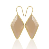 Kadir Jewellery 22 Ayar Altın Kaplama Vintage Küpe -El İşçiliği Ve Hipoalerjenik Küpe thumbnail 7