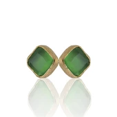 Kadir Jewellery 22 Ayar Altın Kaplama Kadın Minimal Küpe -El İşçiliği Ve Hipoalerjenik Küpe thumbnail 1