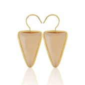 Kadir Jewellery 22 Ayar Altın Kaplama Vintage Küpe -El İşçiliği Ve Hipoalerjenik Küpe thumbnail 7