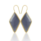 Kadir Jewellery 22 Ayar Altın Kaplama Vintage Küpe -El İşçiliği Ve Hipoalerjenik Küpe thumbnail 11