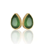 Kadir Jewellery 22 Ayar Altın Kaplama Kadın Minimal Küpe -El İşçiliği Ve Hipoalerjenik Küpe thumbnail 3