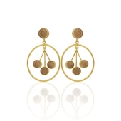 Kadir Jewellery 22 Ayar Altın Kaplama Vintage Küpe -El İşçiliği Ve Hipoalerjenik Küpe thumbnail 7