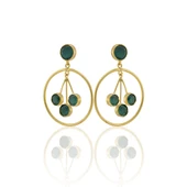 Kadir Jewellery 22 Ayar Altın Kaplama Vintage Küpe -El İşçiliği Ve Hipoalerjenik Küpe thumbnail 2