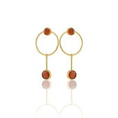 Kadir Jewellery 22 Ayar Altın Kaplama Kadın Sallantılı Küpe -El İşçiliği Ve Hipoalerjenik Küpe thumbnail 1