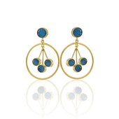 Kadir Jewellery 22 Ayar Altın Kaplama Vintage Küpe -El İşçiliği Ve Hipoalerjenik Küpe thumbnail 10