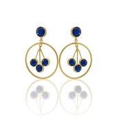 Kadir Jewellery 22 Ayar Altın Kaplama Vintage Küpe -El İşçiliği Ve Hipoalerjenik Küpe thumbnail 9