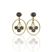 Kadir Jewellery 22 Ayar Altın Kaplama Vintage Küpe -El İşçiliği Ve Hipoalerjenik Küpe thumbnail 11