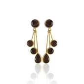 Kadir Jewellery22 Ayar Altın Kaplama Vintage Küpe -El İşçiliği Ve Hipoalerjenik Küpe thumbnail 5