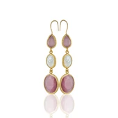 Kadir Jewellery 22 Ayar Altın Kaplama Kadın İnci Küpe -El İşçiliği Ve Hipoalerjenik Küpe - 1