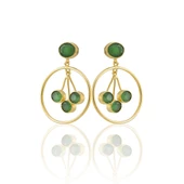 Kadir Jewellery 22 Ayar Altın Kaplama Vintage Küpe -El İşçiliği Ve Hipoalerjenik Küpe thumbnail 3