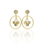 Kadir Jewellery 22 Ayar Altın Kaplama Vintage Küpe -El İşçiliği Ve Hipoalerjenik Küpe thumbnail 12