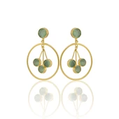 Kadir Jewellery 22 Ayar Altın Kaplama Vintage Küpe -El İşçiliği Ve Hipoalerjenik Küpe thumbnail 4