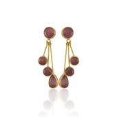 Kadir Jewellery22 Ayar Altın Kaplama Vintage Küpe -El İşçiliği Ve Hipoalerjenik Küpe thumbnail 6