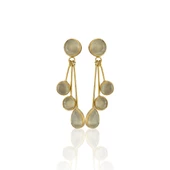 Kadir Jewellery22 Ayar Altın Kaplama Vintage Küpe -El İşçiliği Ve Hipoalerjenik Küpe thumbnail 12