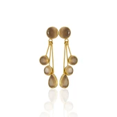 Kadir Jewellery22 Ayar Altın Kaplama Vintage Küpe -El İşçiliği Ve Hipoalerjenik Küpe thumbnail 7