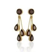 Kadir Jewellery 22 Ayar Altın Kaplama Vintage Küpe -El İşçiliği Ve Hipoalerjenik Küpe thumbnail 6