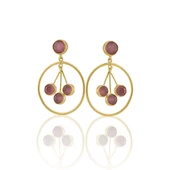 Kadir Jewellery 22 Ayar Altın Kaplama Vintage Küpe -El İşçiliği Ve Hipoalerjenik Küpe thumbnail 6