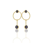 Kadir Jewellery 22 Ayar Altın Kaplama Kadın Sallantılı Küpe -El İşçiliği Ve Hipoalerjenik Küpe thumbnail 11